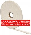  EPDM samolepící těsnění 3mm, bílá | hanak-trade.cz